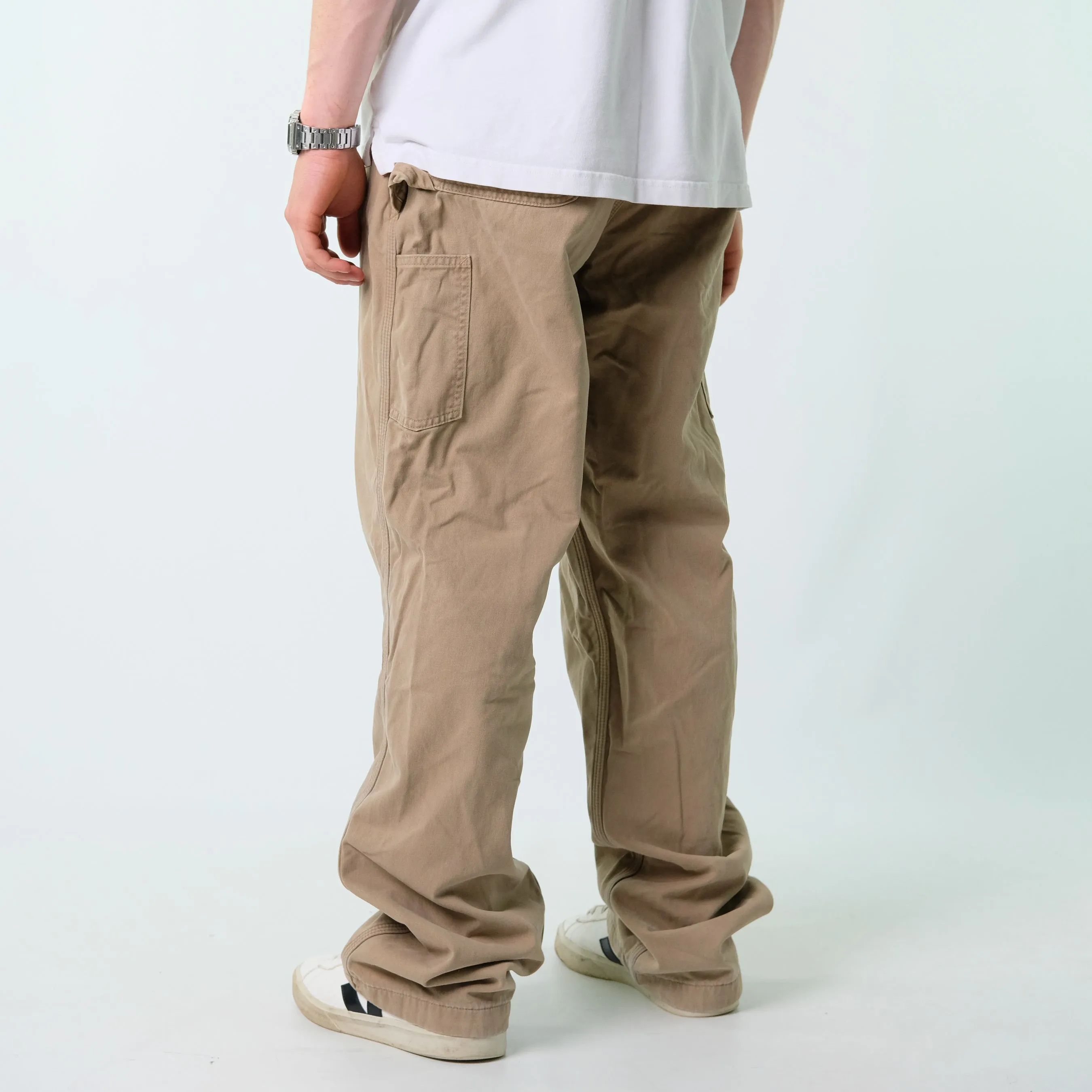 Brown y2ks Carhartt Canvas Carpenter Jeans Baggy Pants (38x36)