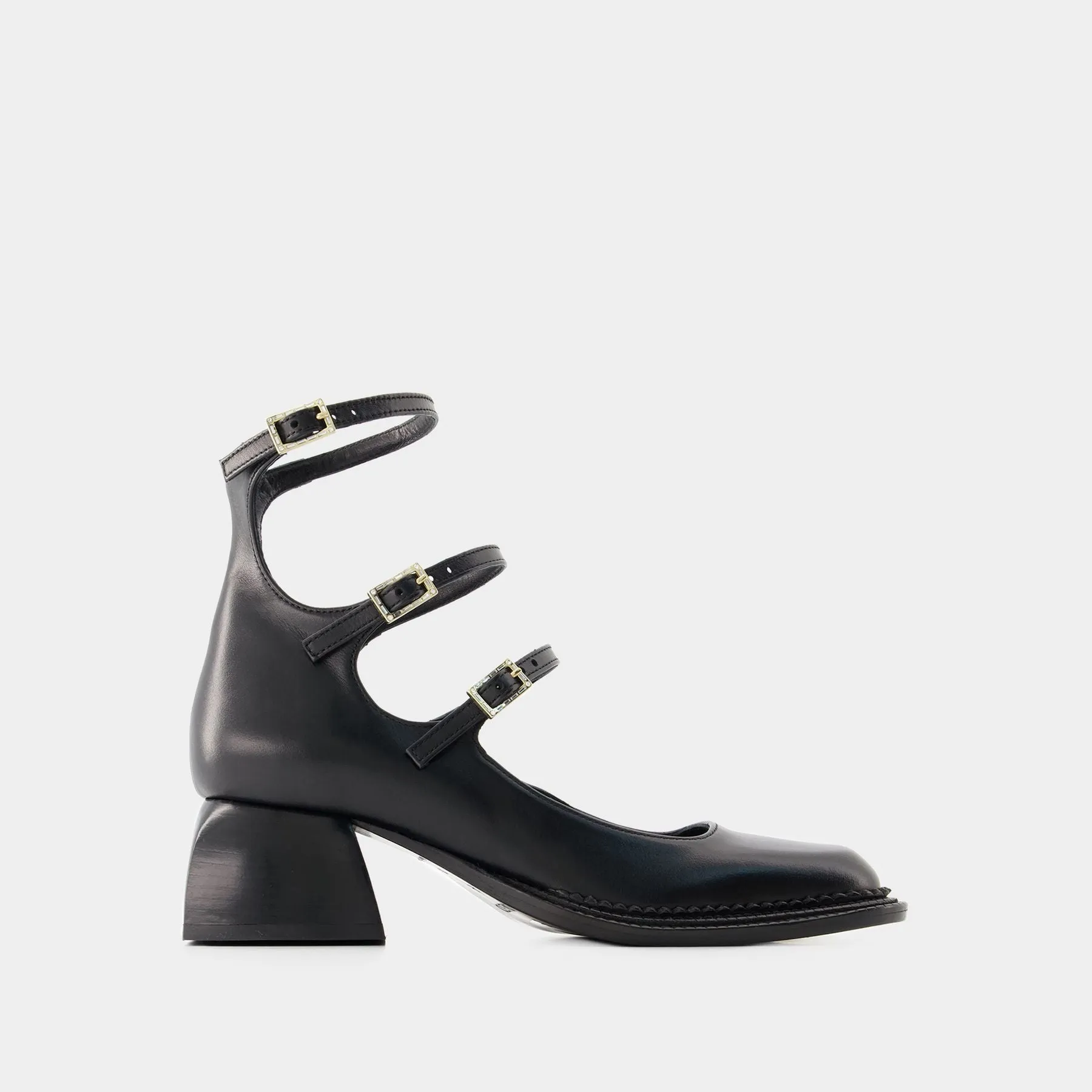 Bulla London Pumps - Nodaleto - Leather - Black