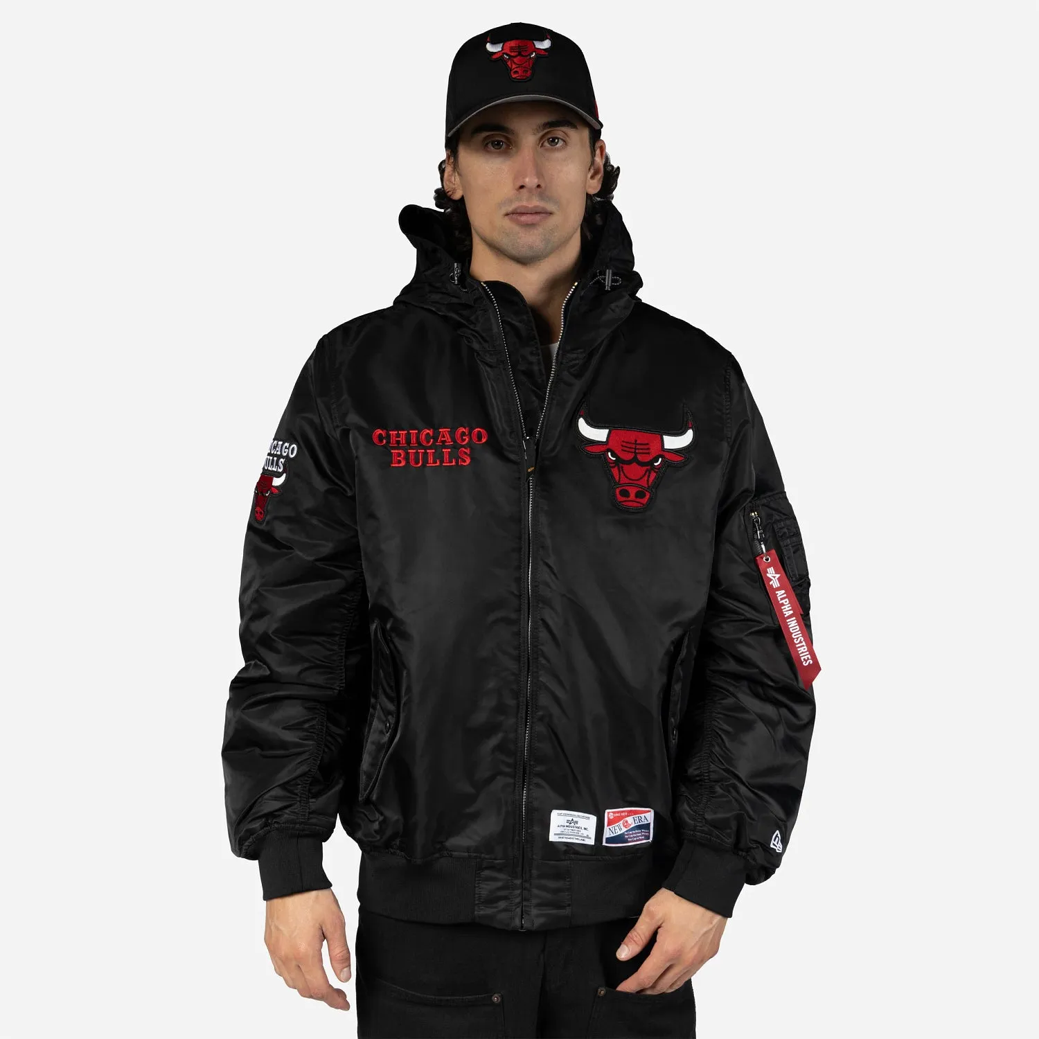 Bulls Alpha Bomber Jacket - Mens