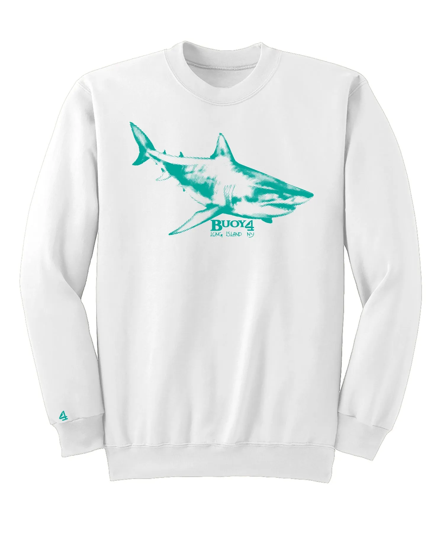 BUOY 4 Great White Crewneck Sweatshirt