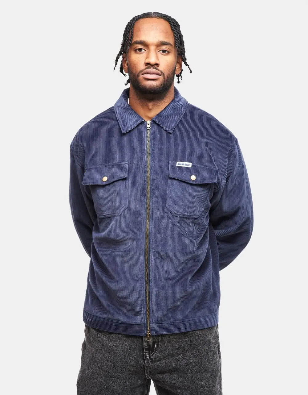 Butter Goods Corduroy Club Jacket - Navy