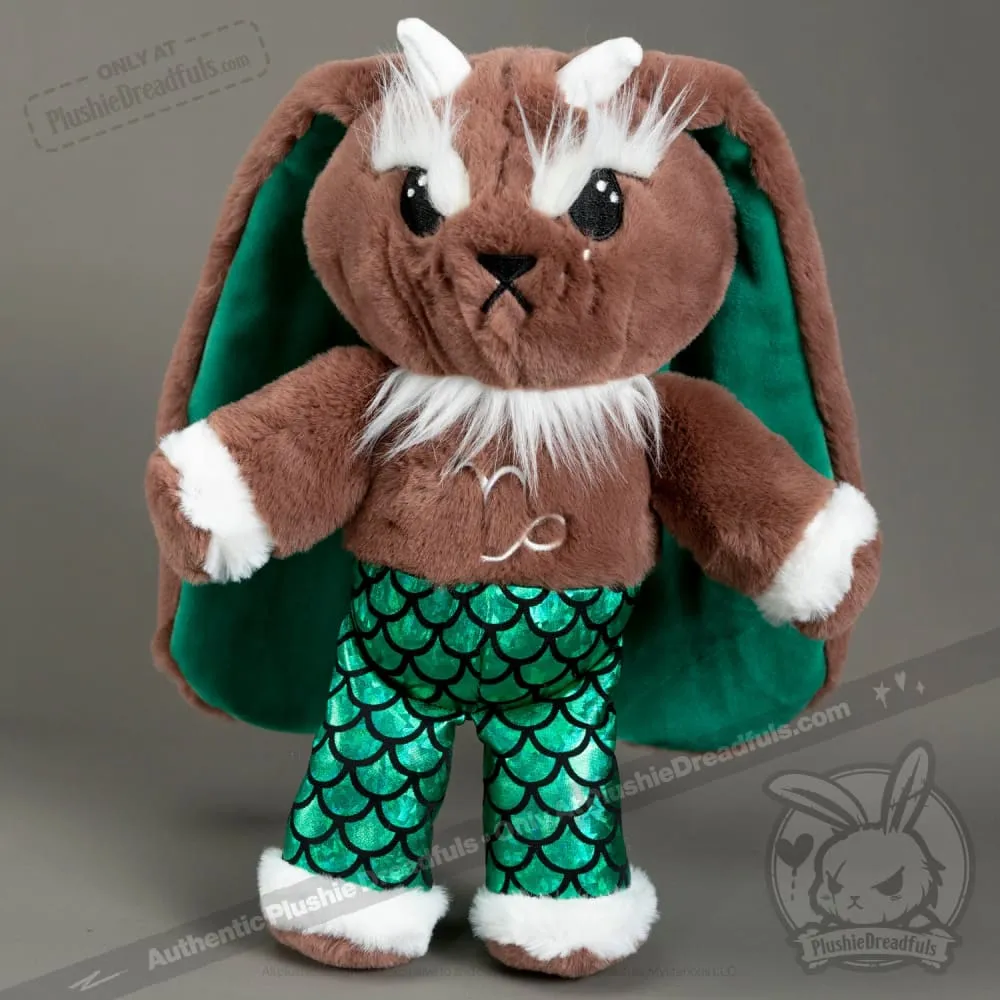 Capricorn Rabbit Plush Stuffed Animal Toy by Plushie Dreadfuls