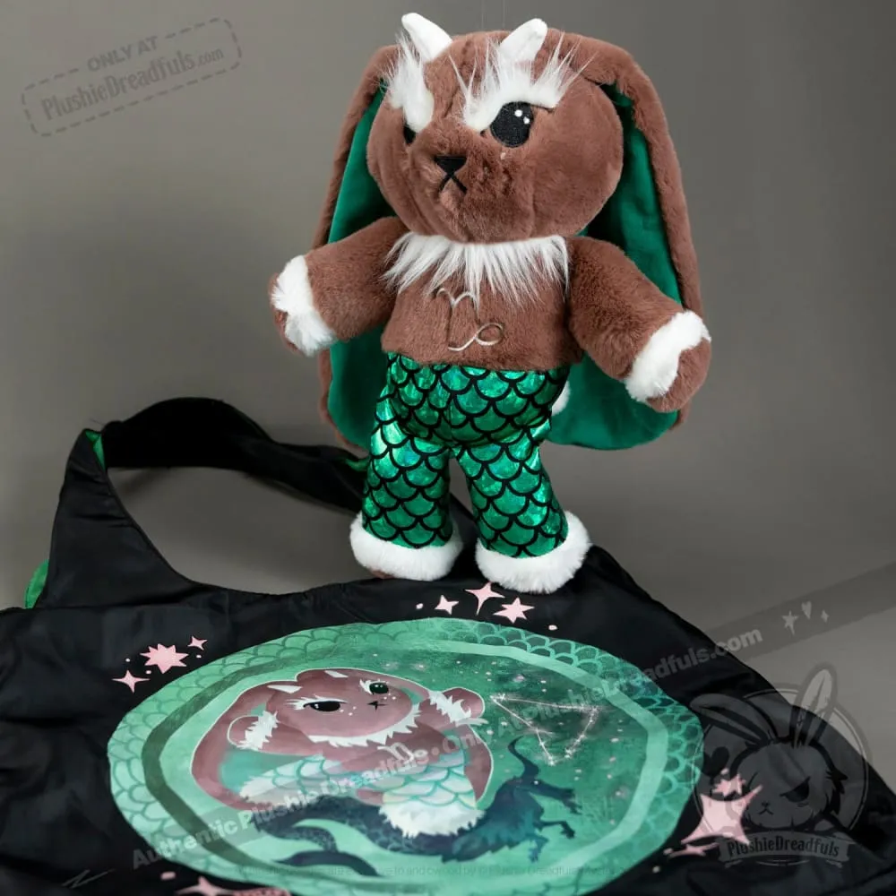 Capricorn Rabbit Plush Stuffed Animal Toy by Plushie Dreadfuls