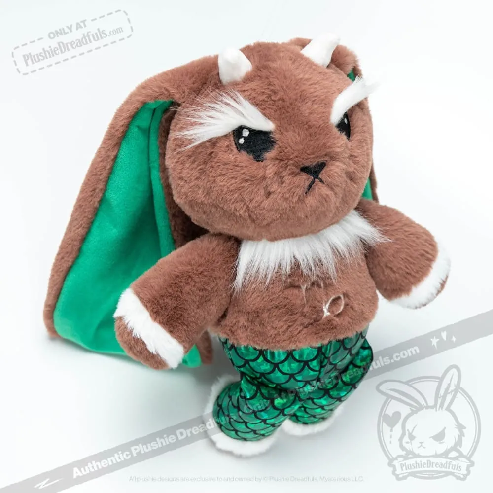 Capricorn Rabbit Plush Stuffed Animal Toy by Plushie Dreadfuls