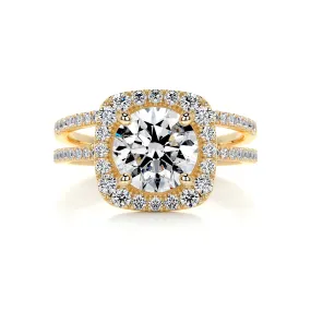 Catalina Diamond Bridal Set -18K Yellow Gold