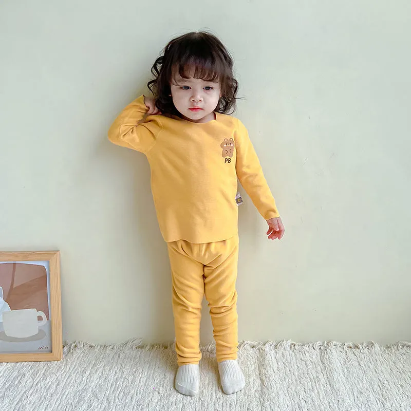 Children's Wholesale Sleepwear with Cute Cartoon Letters Design [Product Code: 231019142]