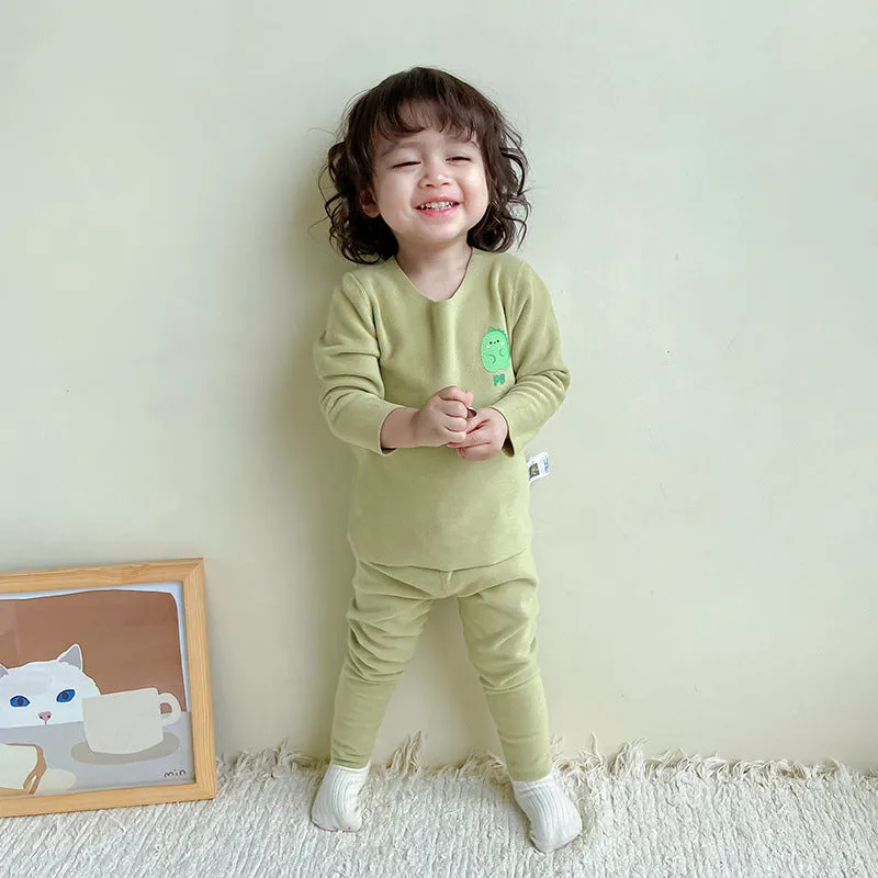 Children's Wholesale Sleepwear with Cute Cartoon Letters Design [Product Code: 231019142]