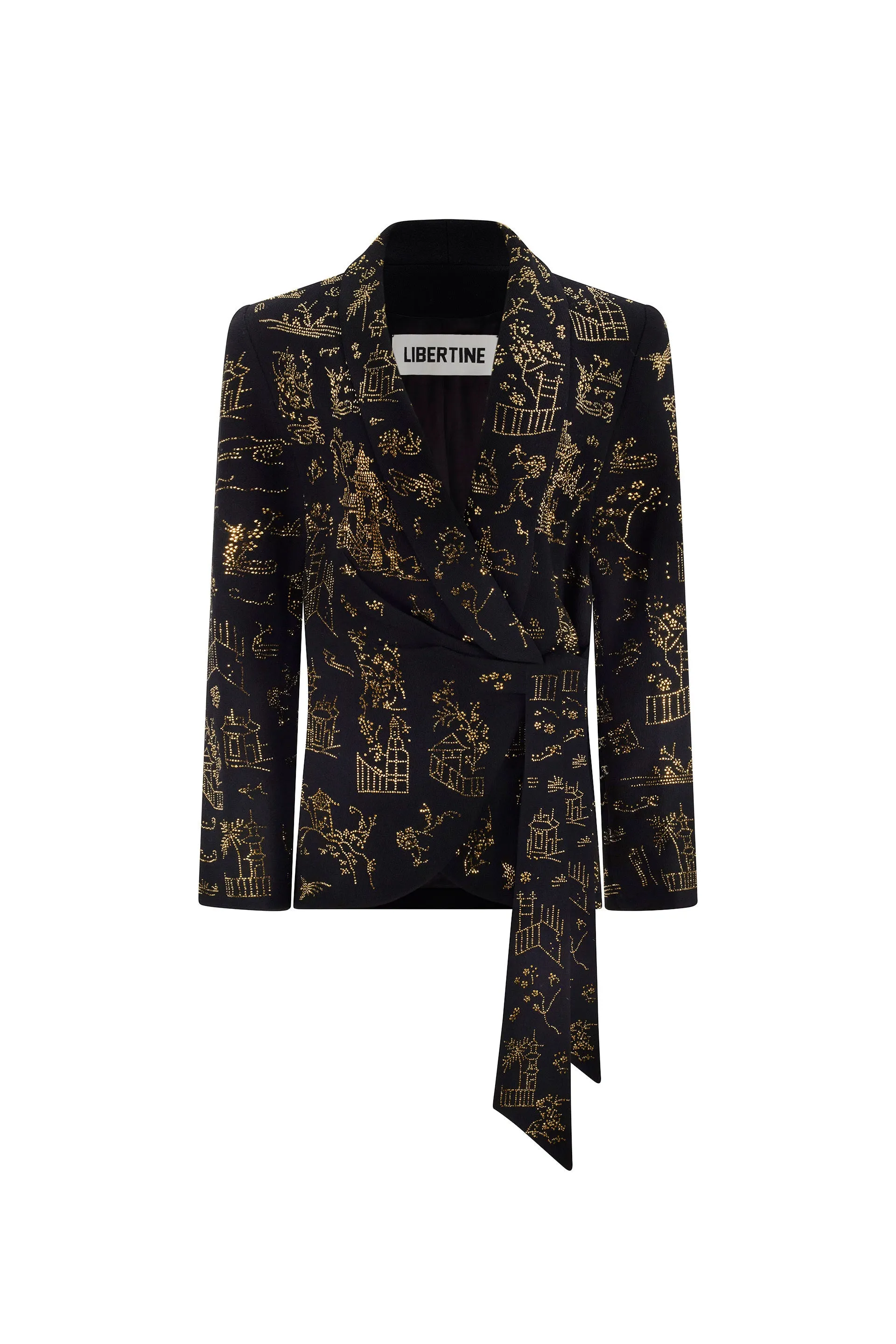 'CHINOISERIE' WRAP JACKET