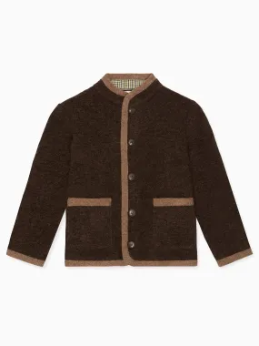 Chocolate Brown Lorenzo Boy Jacket