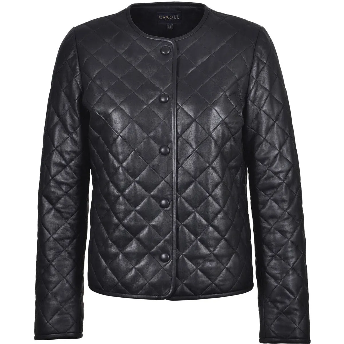 Chora Quilted Lambskin Short Jacket