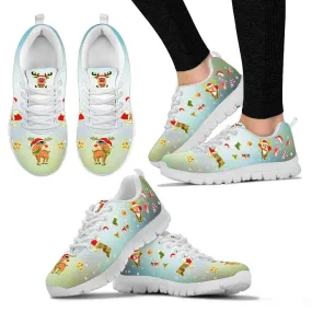 Christmas Deer Women's Sneakers