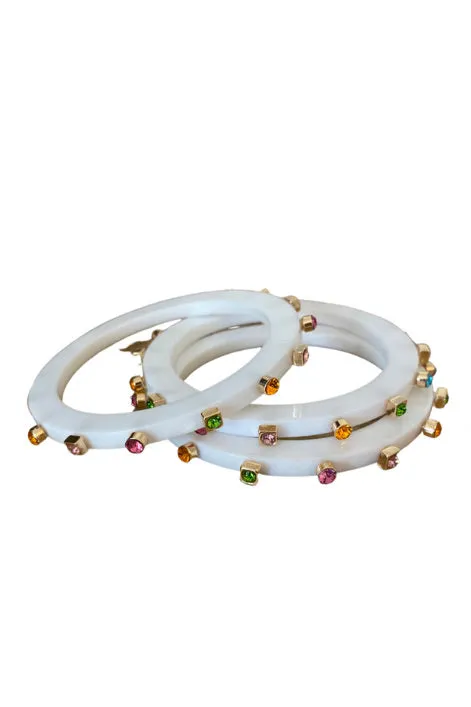 City Girl Jewel Bangles - Medium