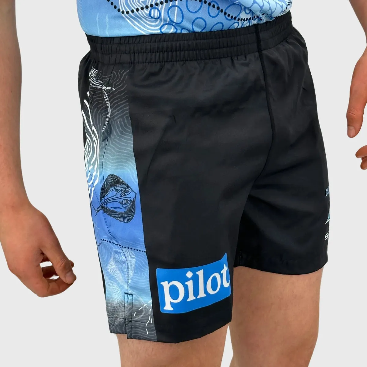 Classic Sharks Men's NRL Indigenous Training Shorts