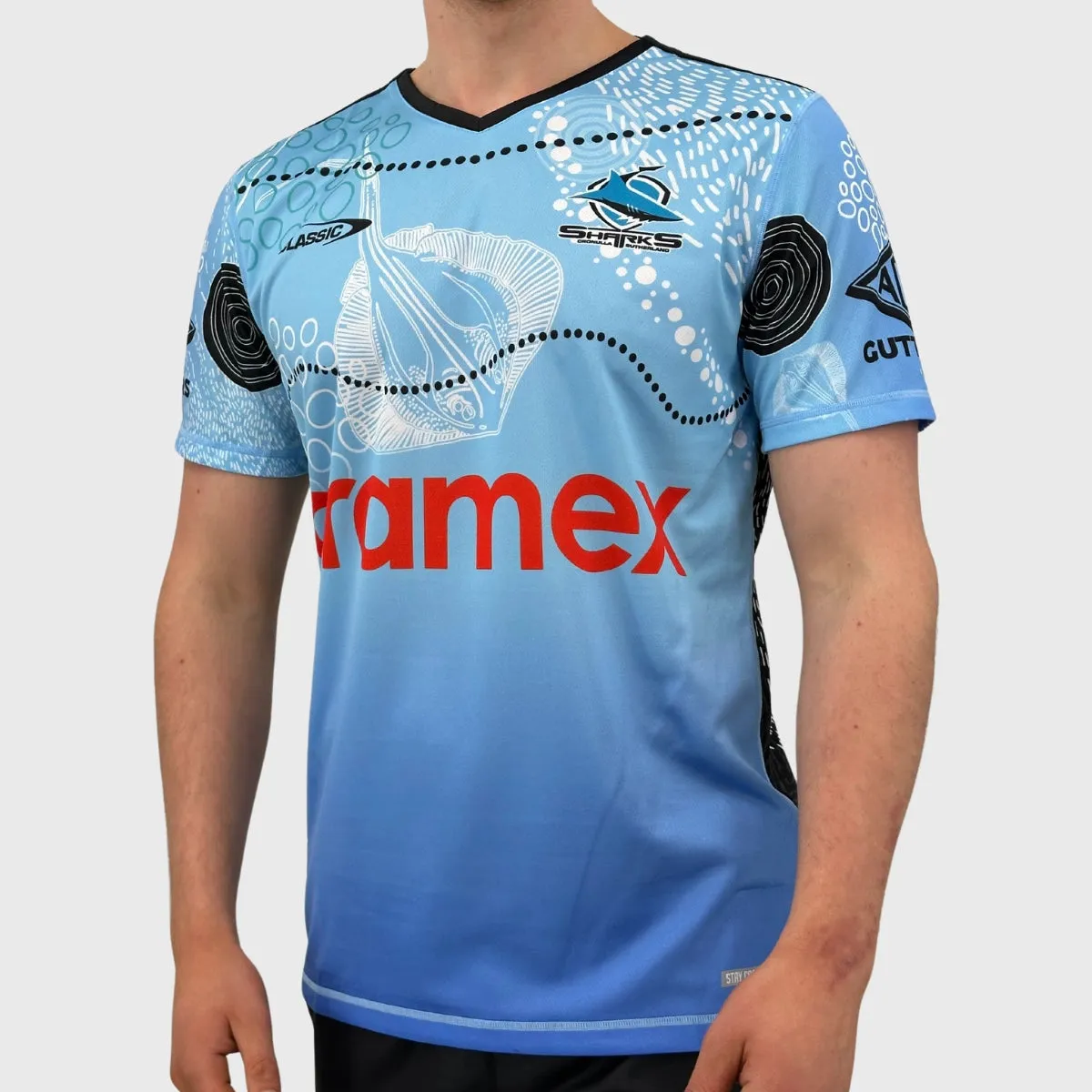 Classic Sharks Men's NRL Indigenous Training Tee