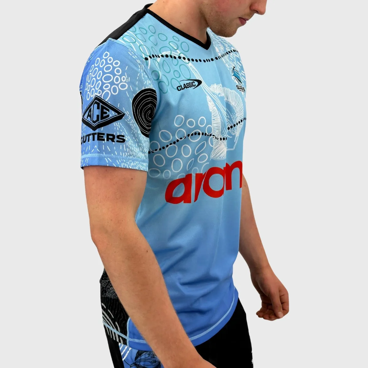 Classic Sharks Men's NRL Indigenous Training Tee