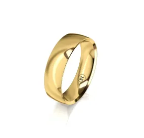 Classic Yellow Gold Men Ring FB