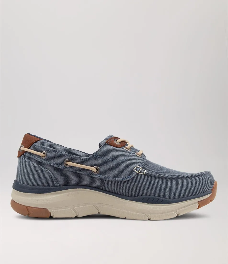 COLORADO Zefta Navy Canvas Sneakers