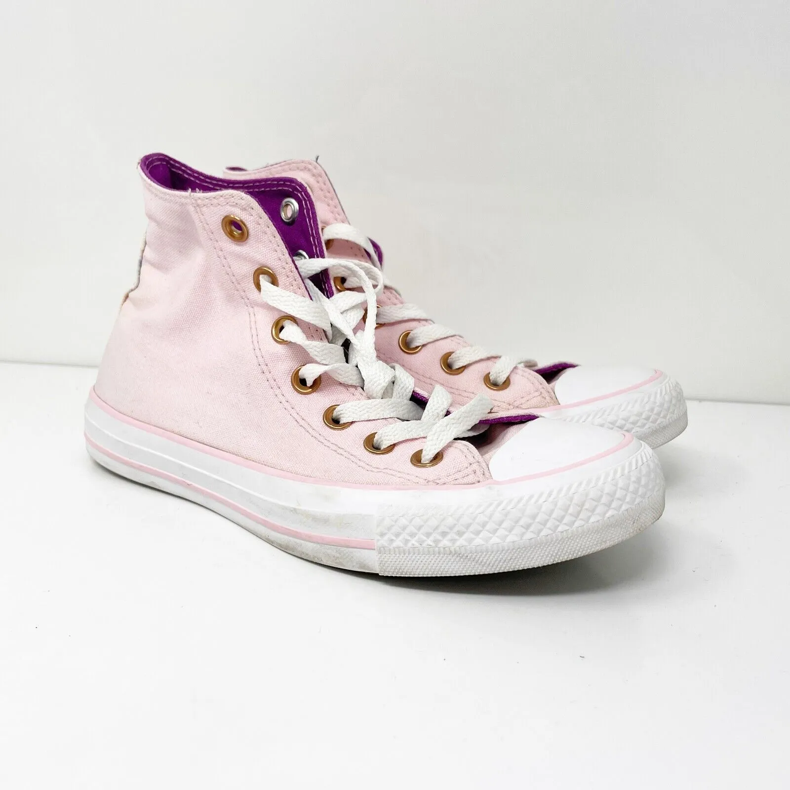 Converse Unisex CT All Star Hi 885177 Pink Casual Shoes Sneakers Size M4.5 W6.5