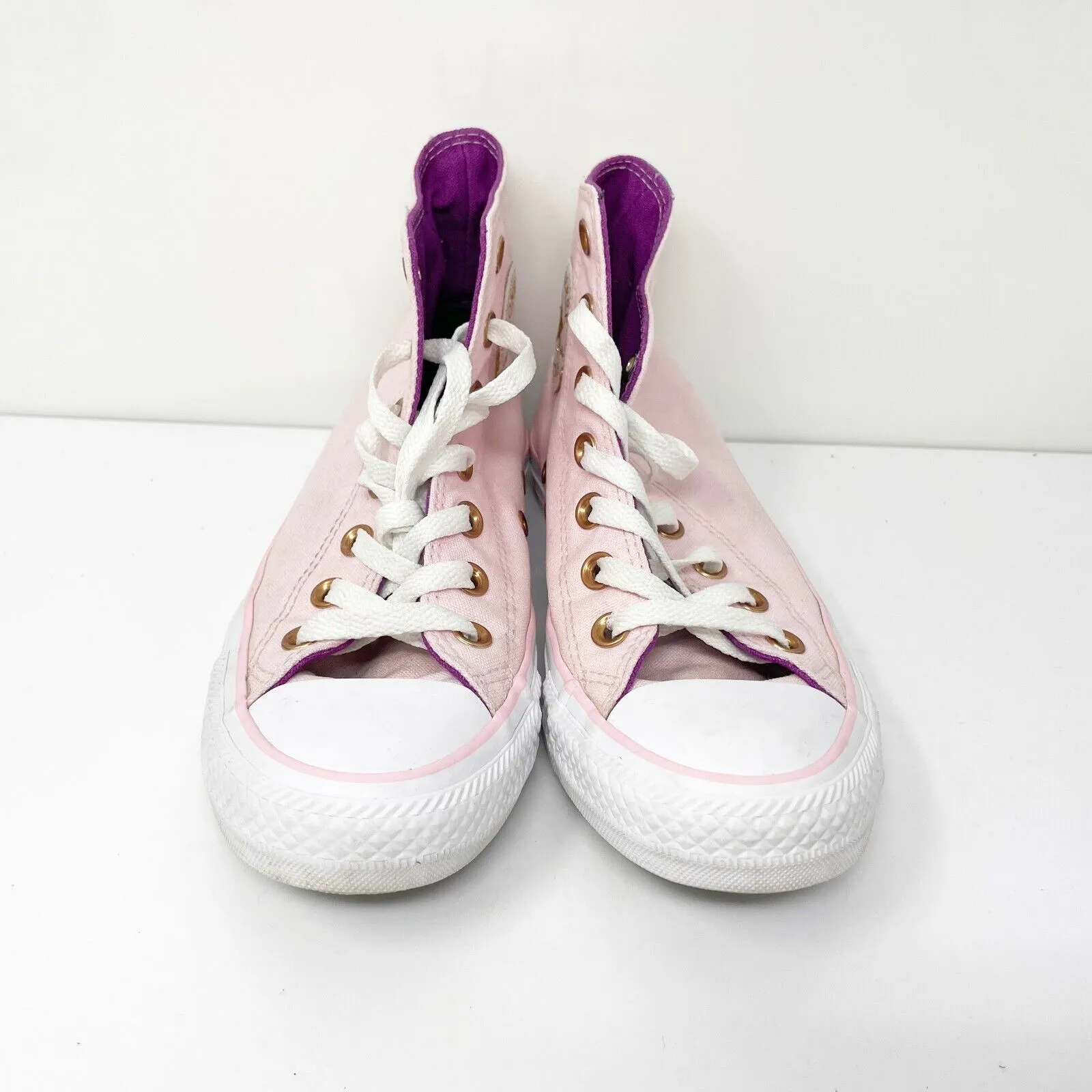 Converse Unisex CT All Star Hi 885177 Pink Casual Shoes Sneakers Size M4.5 W6.5