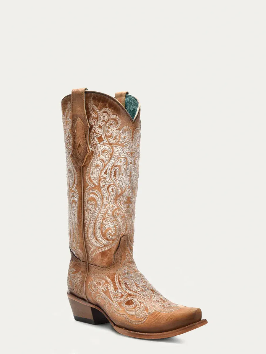 CORRAL LADIES CRACKLED LUMINESCENT BOOTS STYLE C4144