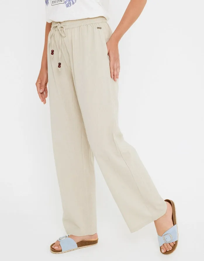 Cotton and Linen Long Trousers - Givit