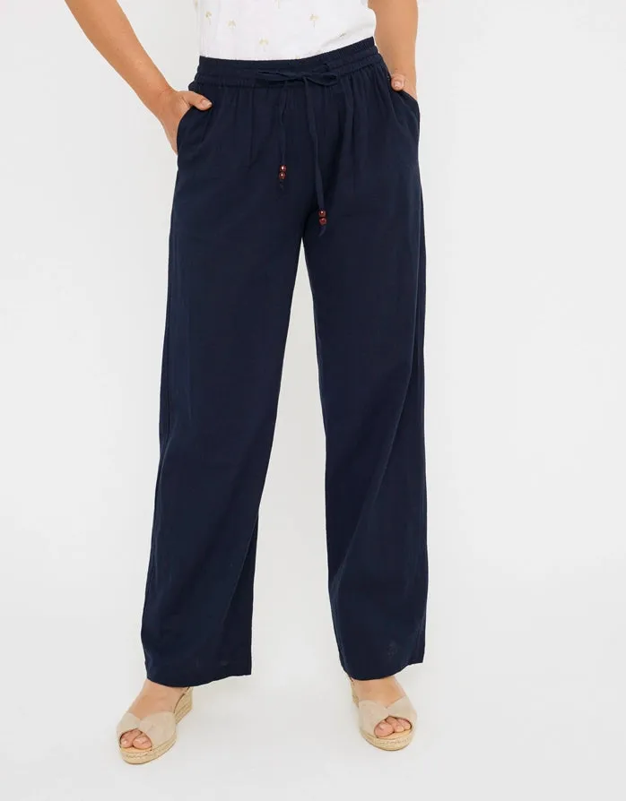 Cotton and Linen Long Trousers - Givit