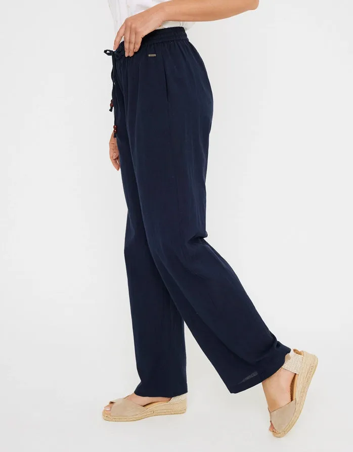 Cotton and Linen Long Trousers - Givit