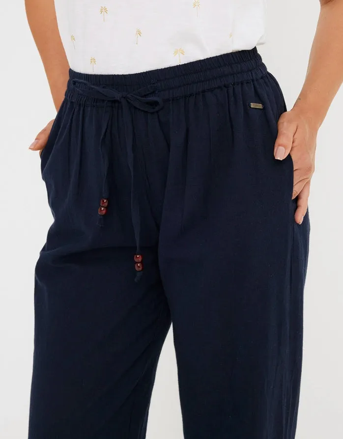 Cotton and Linen Long Trousers - Givit