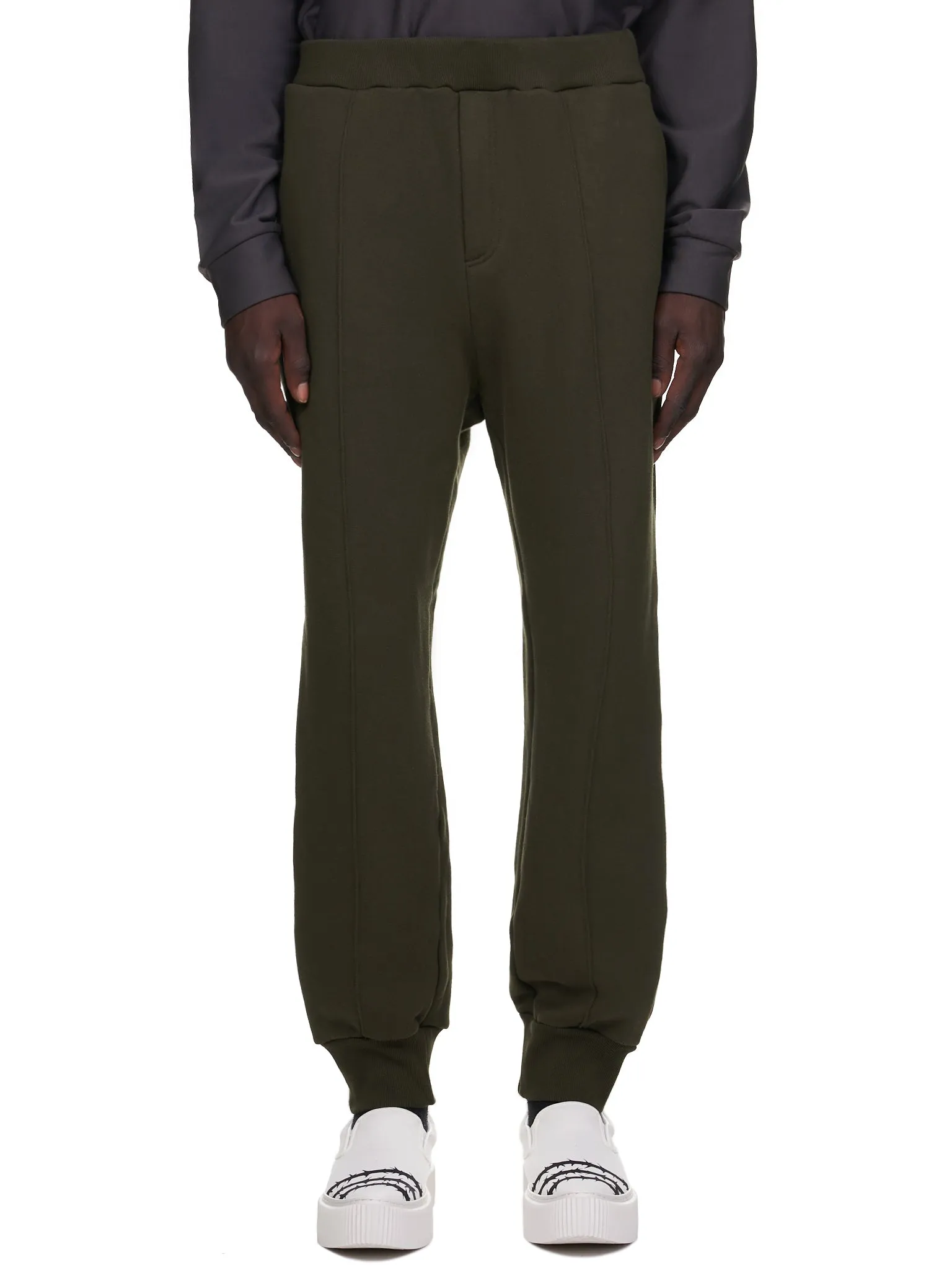 Crease Sweat Trousers (UC2A4502-DARKGREEN)