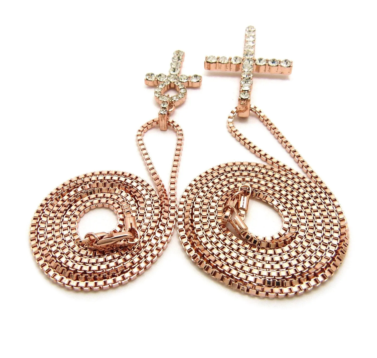 Cross / Ankh Set (Rose Gold)