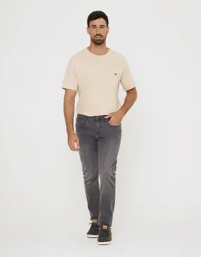 Dark Grey Denim Trousers - Lordseat