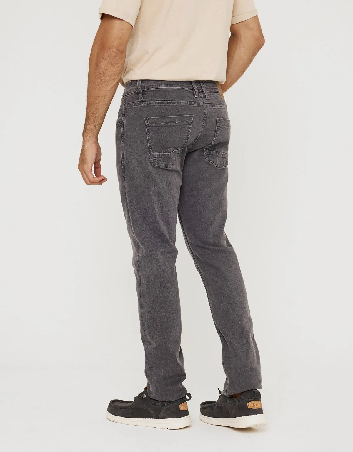 Dark Grey Denim Trousers - Lordseat