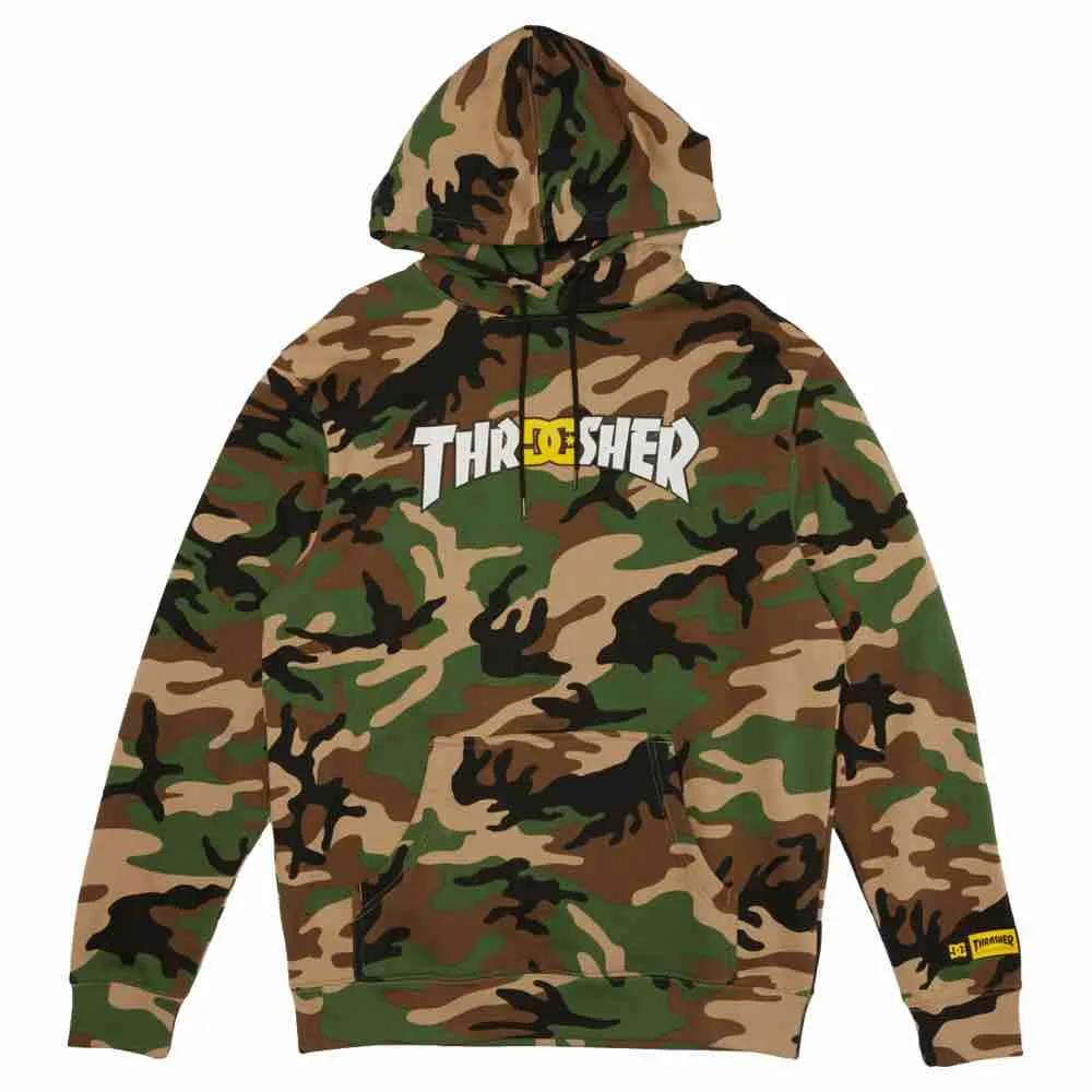 DC x Thrasher Pullover Hood Camo