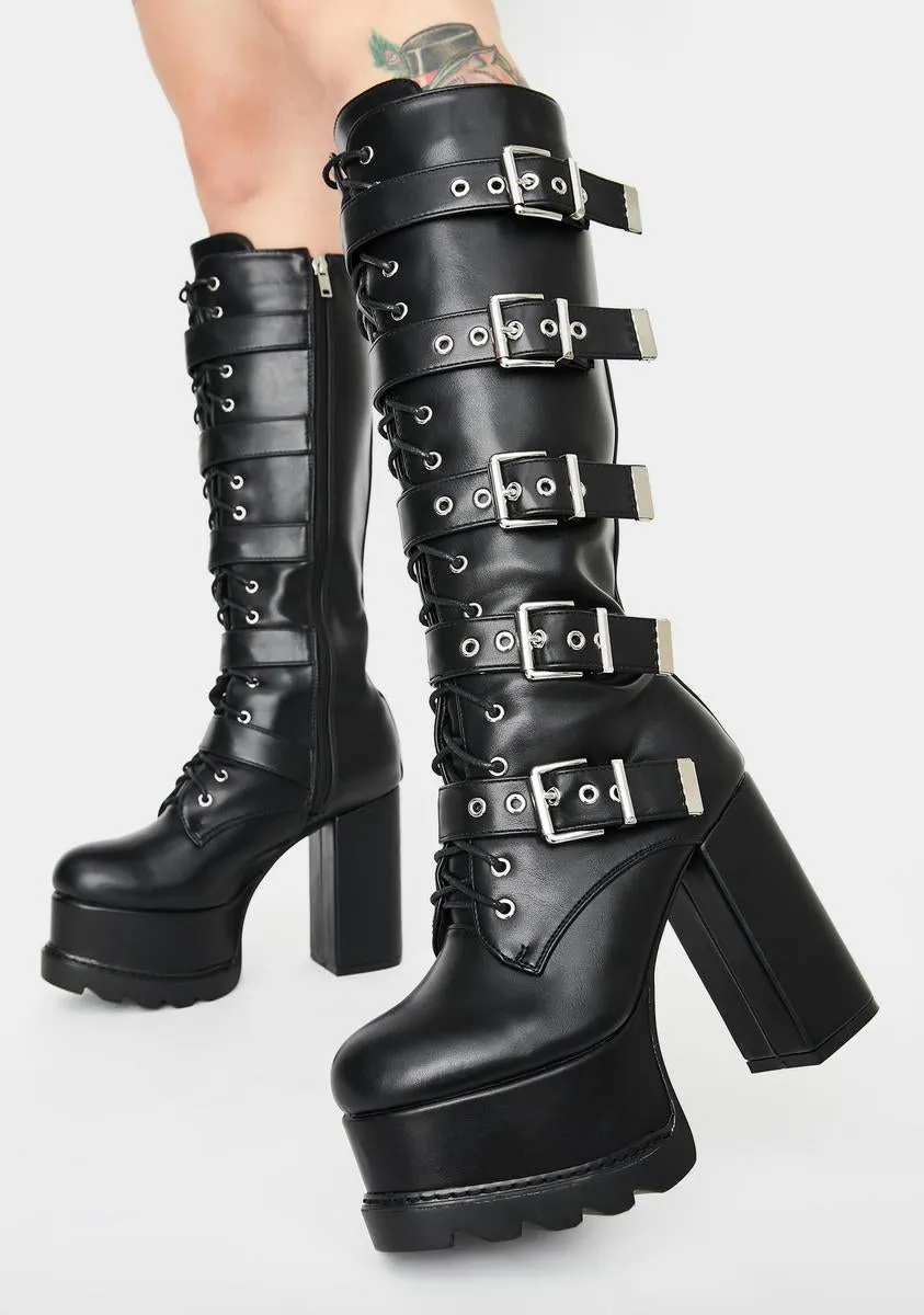 disguised devil platform boots