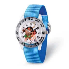 Moana Movie Inspired Children's Blue Strap Learning Watch