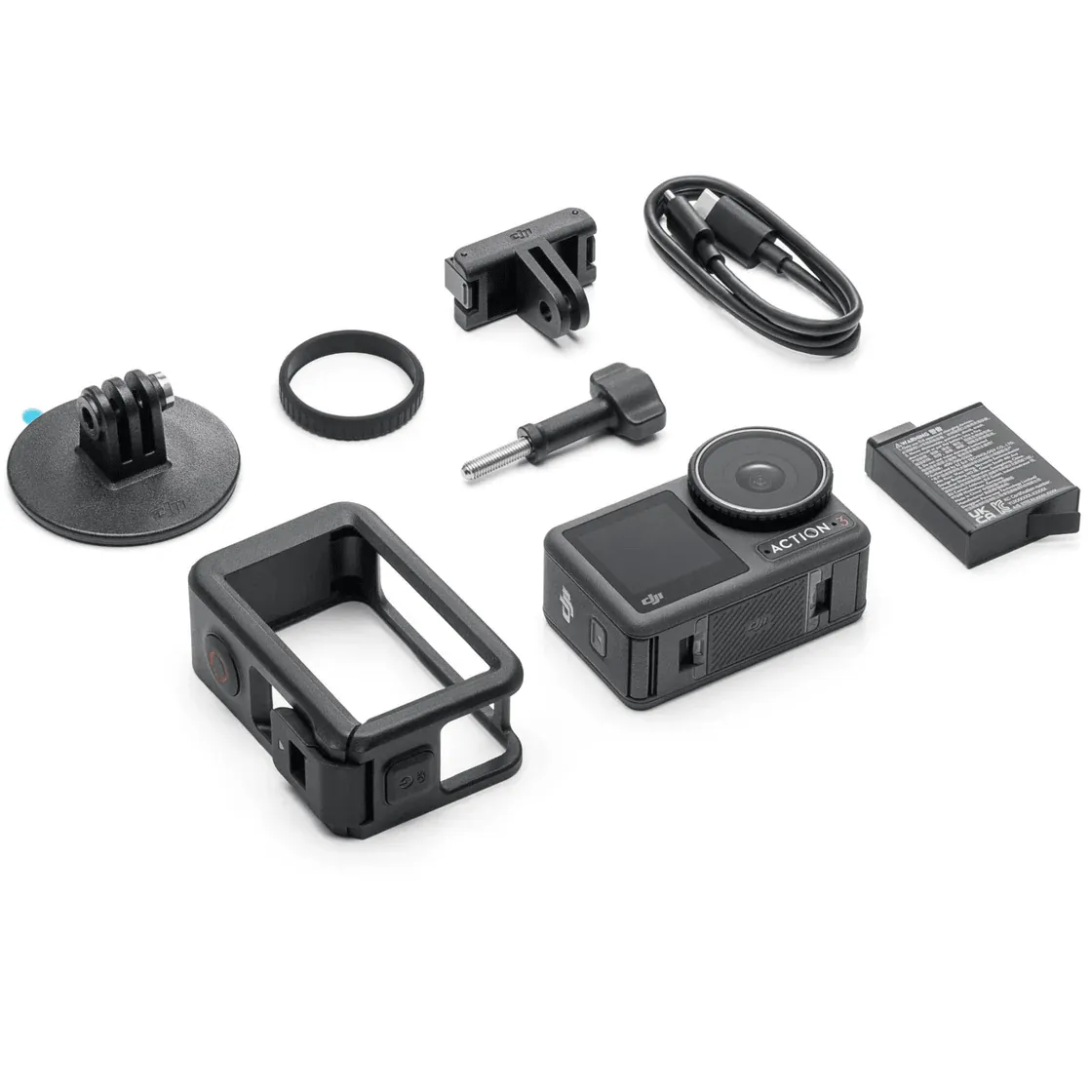 DJI Osmo Action 3 Camera Standard Combo Battery Frame Mount