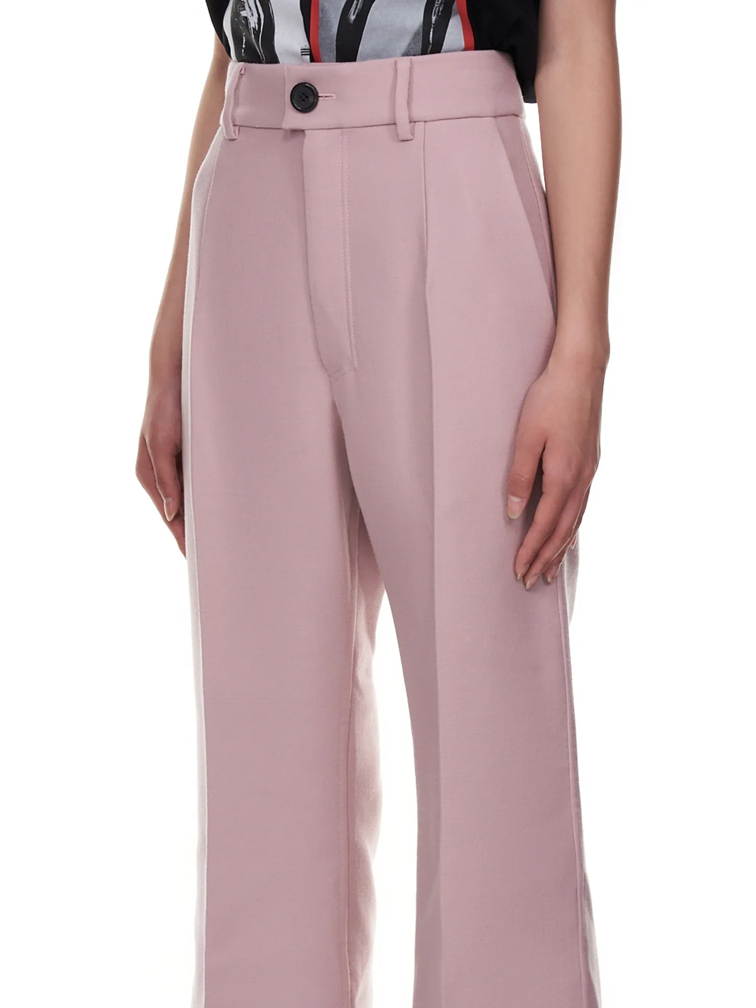 Double Faced Trousers (9WP059W-DFW-DUSTY-PINK)