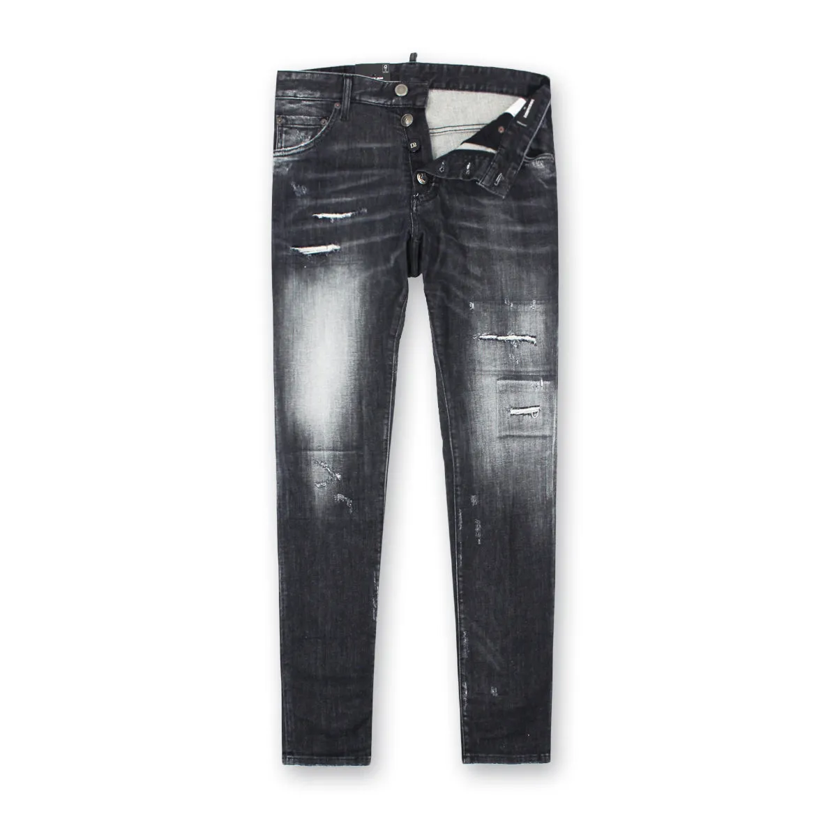 Distressed Cool Guy Jeans in Grey