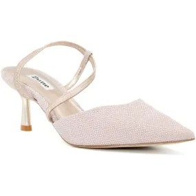 Dune Citrus Court Shoes Rose Gold