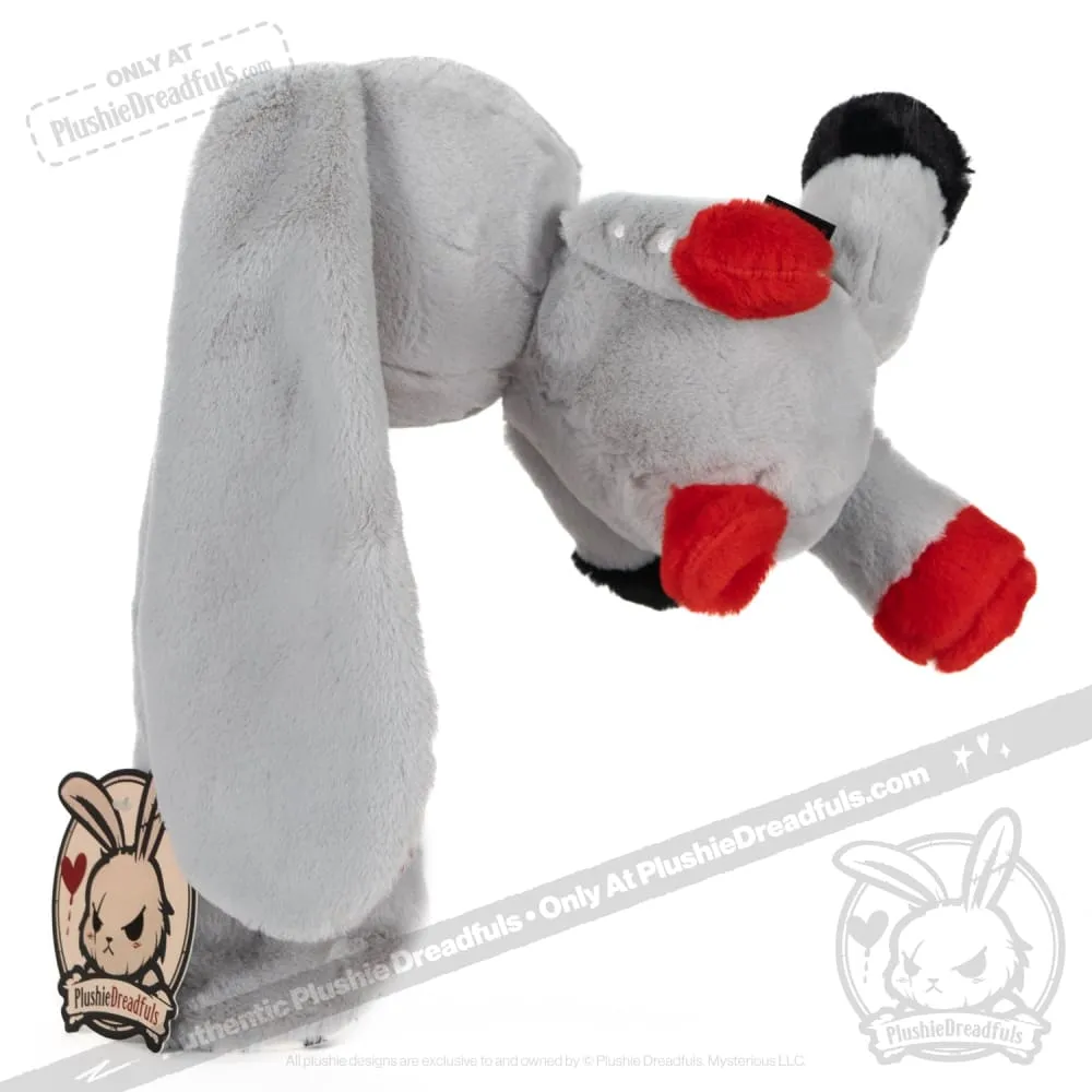 Dyslexia Rabbit Plush Stuffed Animal - Plushie Dreadfuls