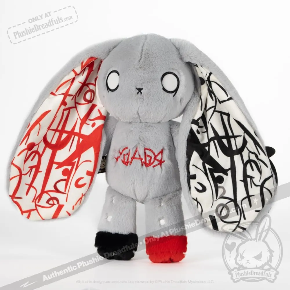 Dyslexia Rabbit Plush Stuffed Animal - Plushie Dreadfuls