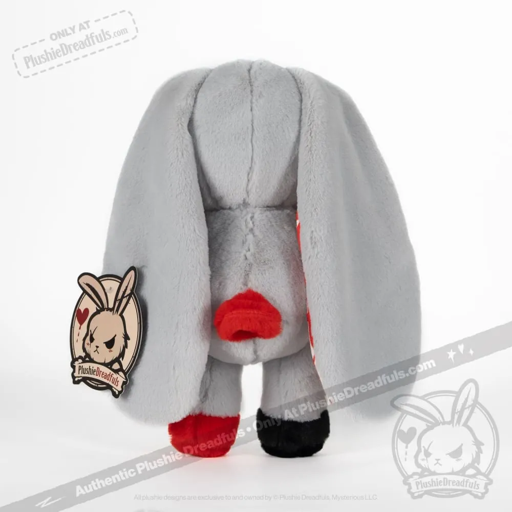 Dyslexia Rabbit Plush Stuffed Animal - Plushie Dreadfuls