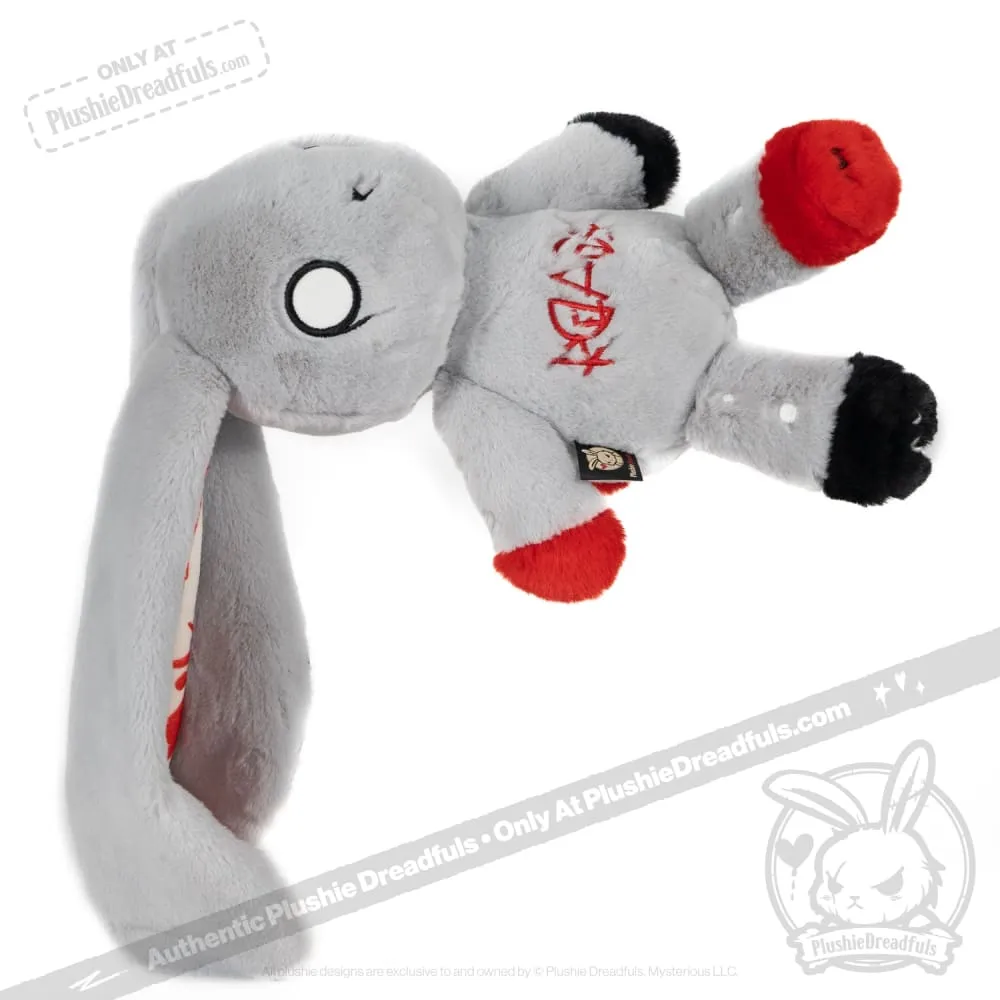 Dyslexia Rabbit Plush Stuffed Animal - Plushie Dreadfuls