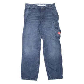 ENGELBERT STRAUSS Mens Jeans Blue Regular Straight W34 L31