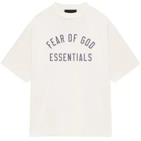 Essentials Men's Jersey Crewneck Tee (Shell White)