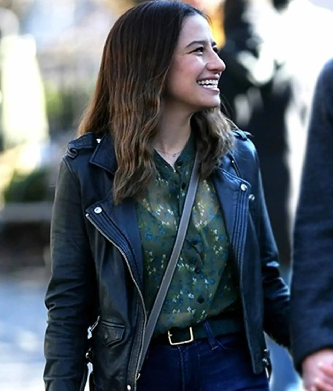 False Positive Ilana Glazer Stylish Black Leather Jacket