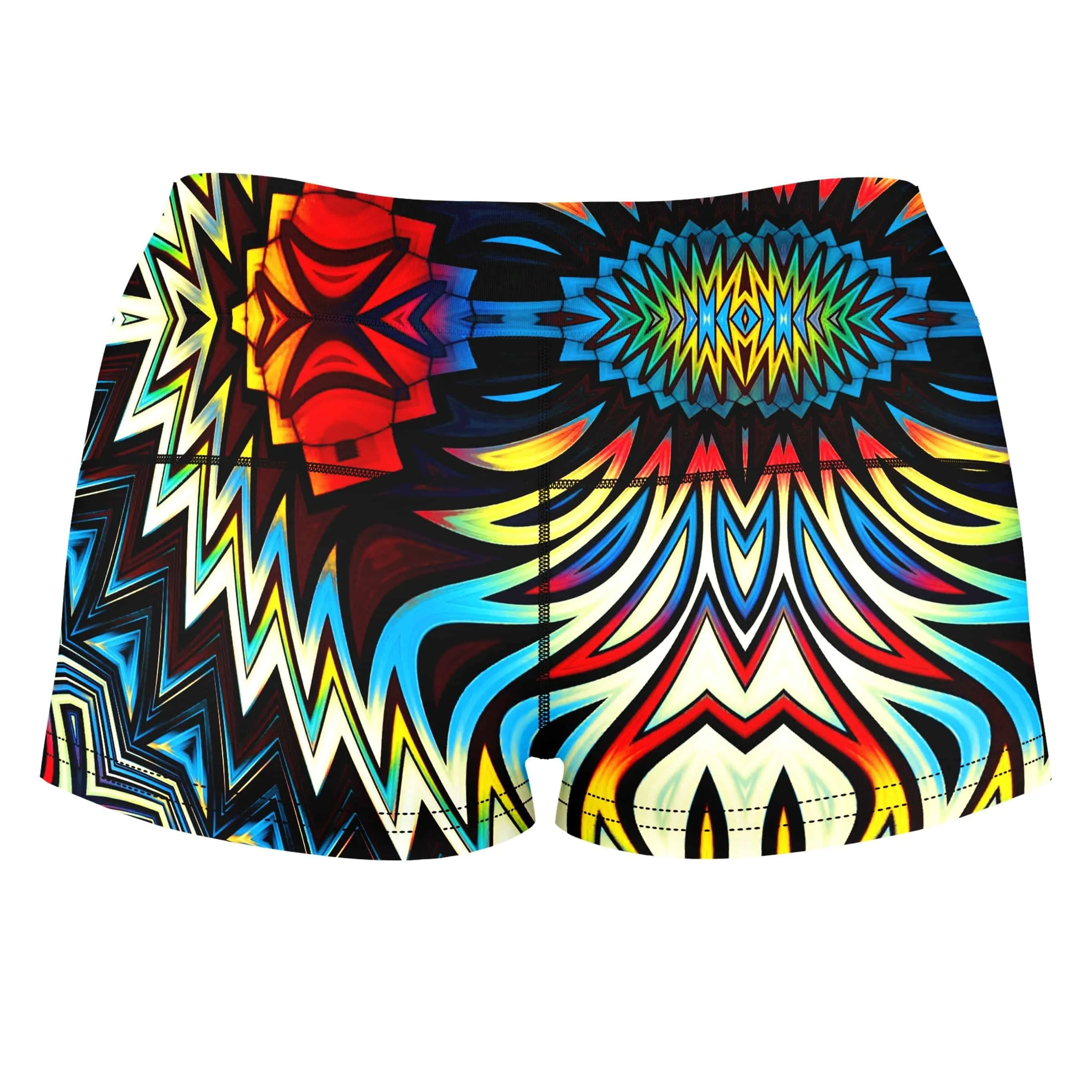 Fire for the Tribe High-Waisted Women's Shorts