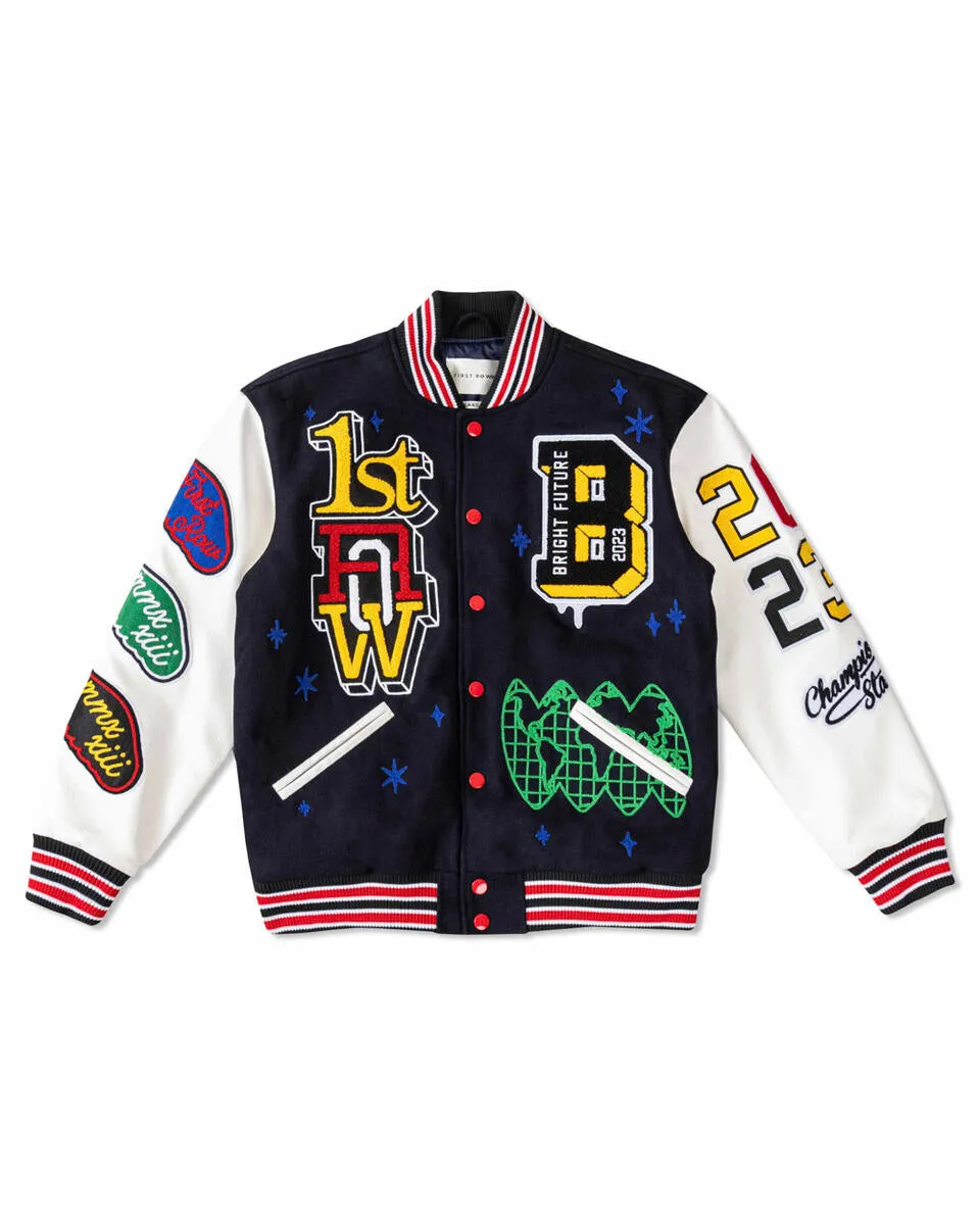 First Row Bright Future Varsity Jacket