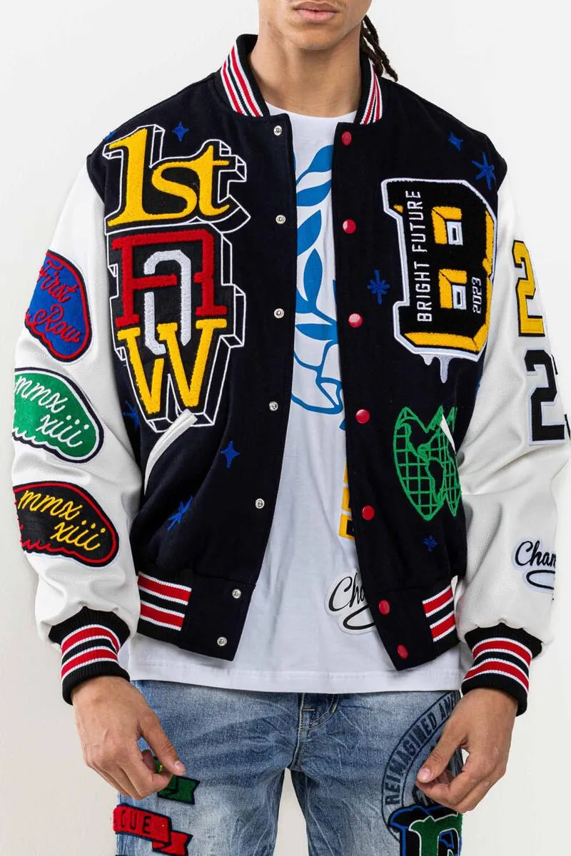 First Row Bright Future Varsity Jacket