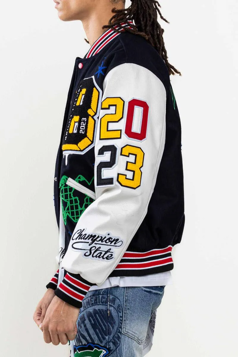 First Row Bright Future Varsity Jacket